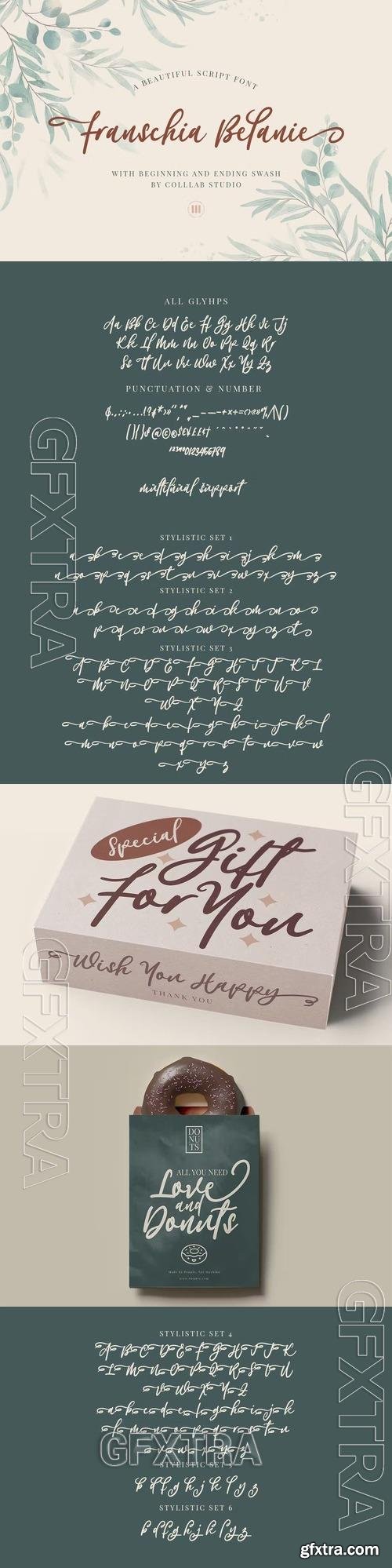 Franschia Belanie - A Script Font