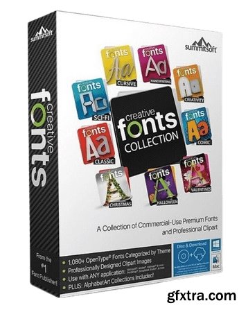 Summitsoft Creative Fonts Collection 1.0.1