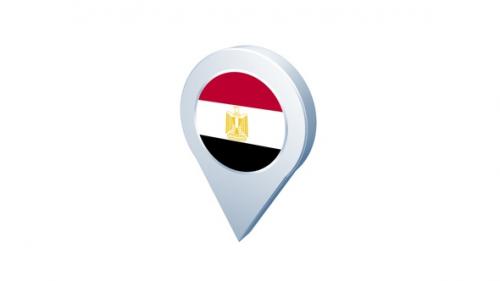 Videohive - Egypt Flag Pin Icon - 41949692 - 41949692