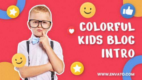 Videohive - Kids Blog Intro (MOGRT) - 40062591 - 40062591