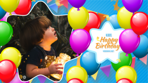 Videohive - Kids Happy Birthday (MOGRT) - 40231149 - 40231149