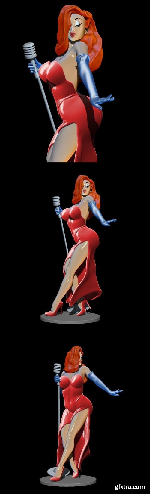 Jessica Rabbit - 3D Print Model