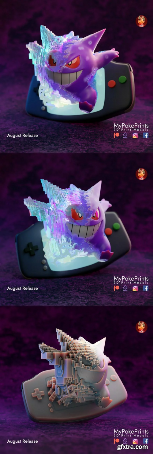 My PokePrints Gengar Gameboy