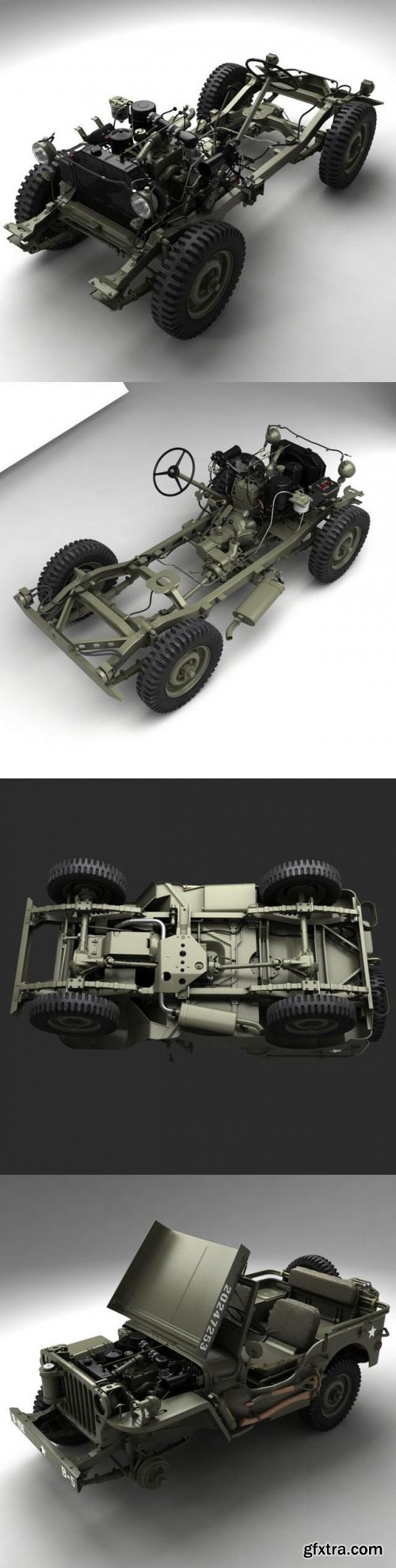 Willys Jeep – 3D Model