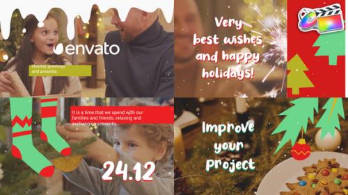 Videohive - Christmas Greeting Scenes for FCPX - 41954231 - 41954231