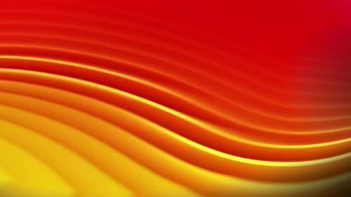 Videohive - Abstract red yellow wavy animation - 41930267 - 41930267
