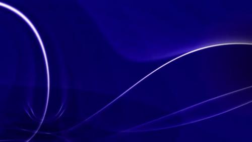 Videohive - Abstract neon white waves blue background - 41930296 - 41930296