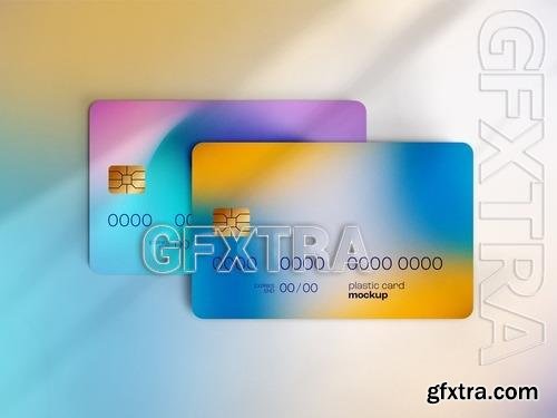 Plastic Card Mockup or Debit Card 537633663