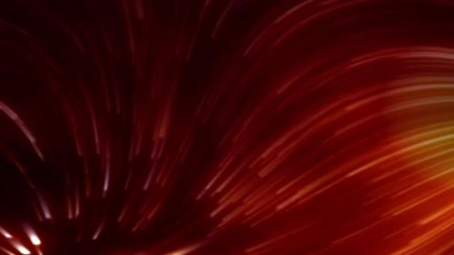 Videohive - Abstract red neon wavy animation - 41930238 - 41930238