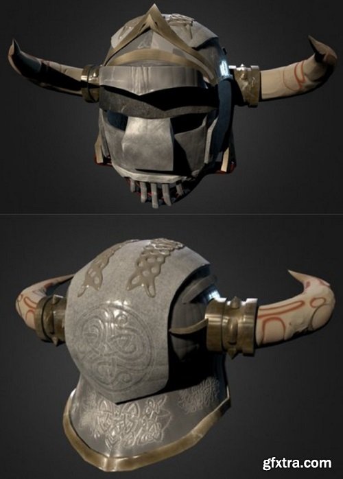 Gladiator Helm TurluGuvech 3D Model