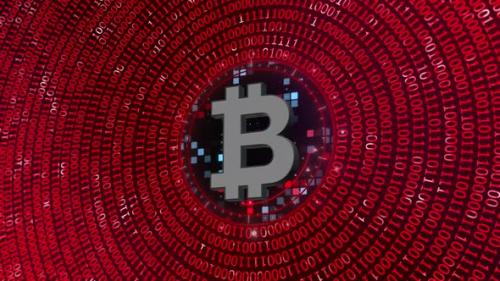 Videohive - Bitcoin Binary Code 04 - 41955189 - 41955189