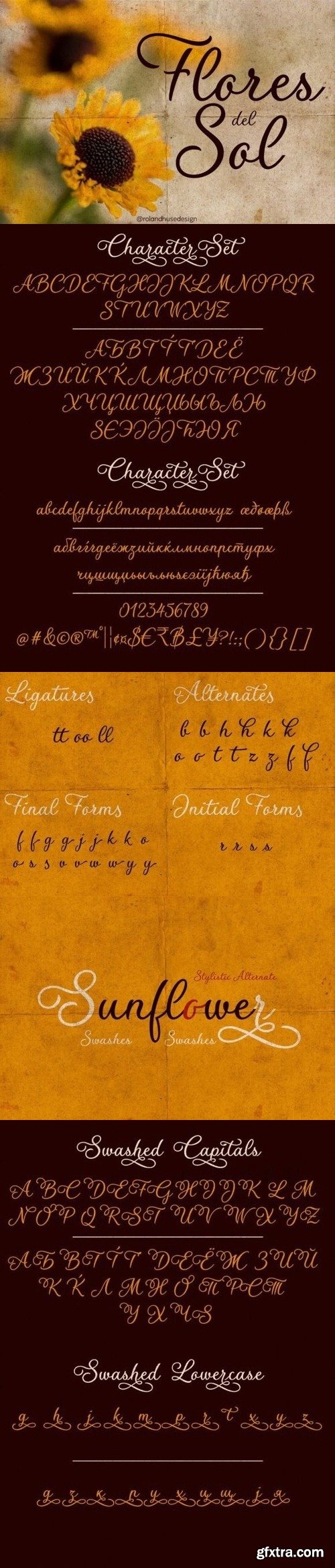 Flores Del Sol Font