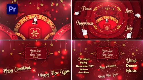 Videohive - Red Christmas Mogrt - 41858841 - 41858841