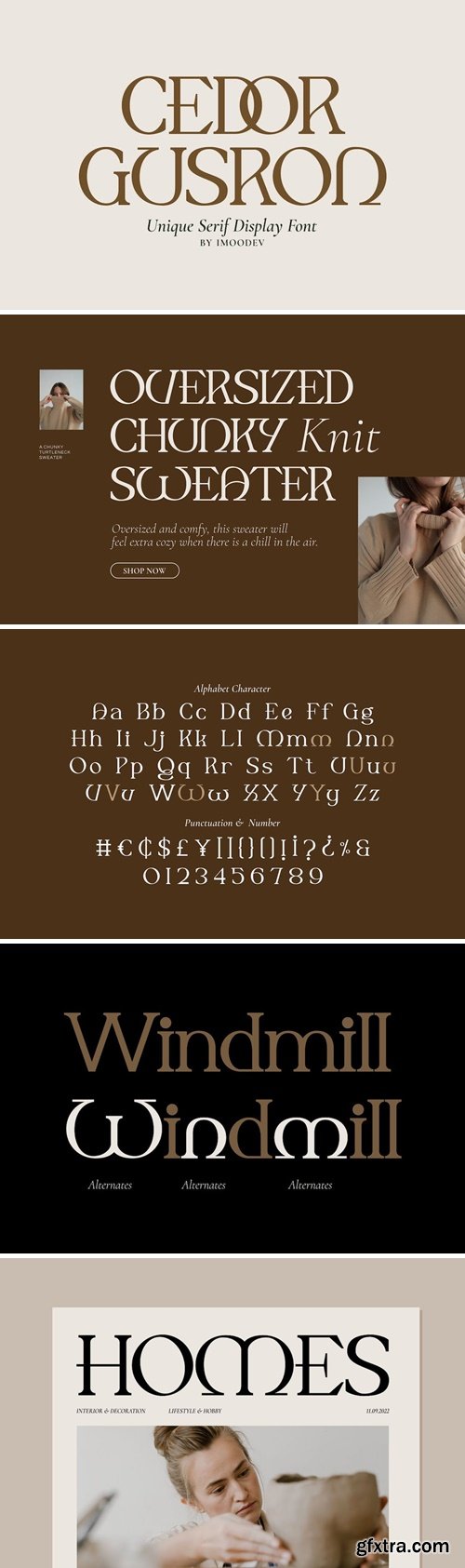 Cedor Gusron - Luxury Classy Font