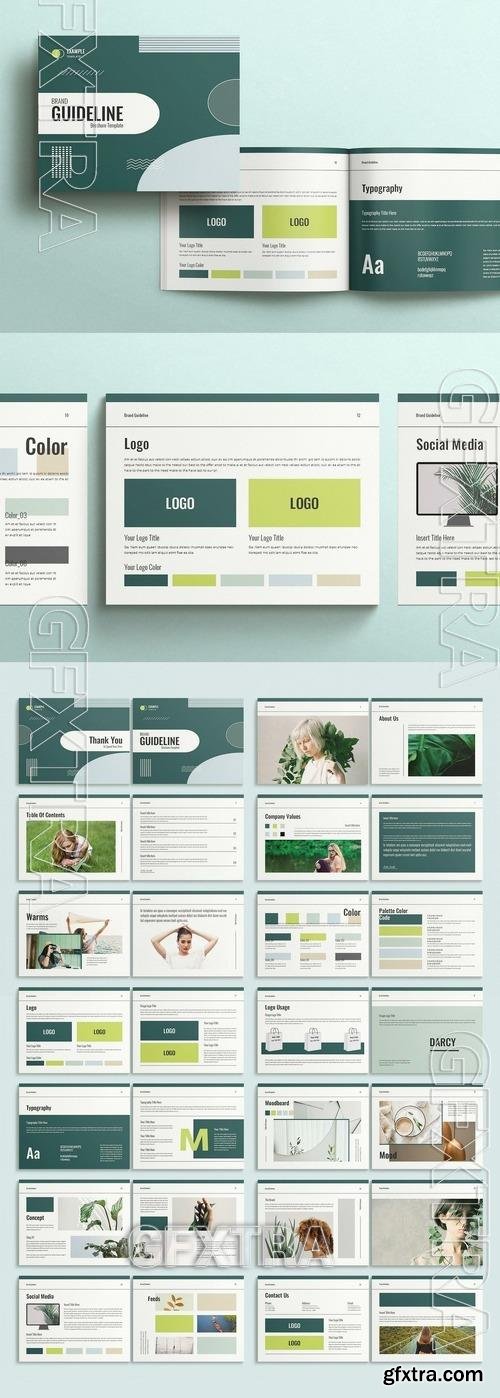 Brand Guidelines Template Landscape 539283696