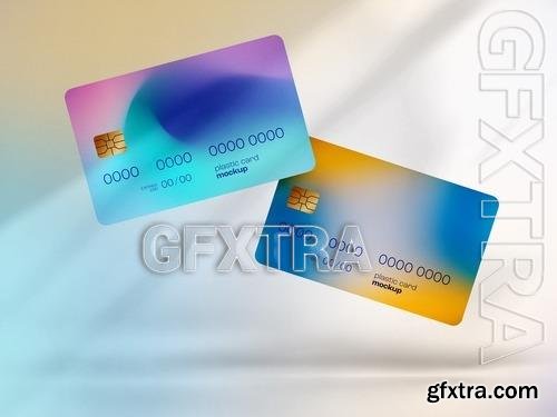 Plastic Card Mockup or Gift Card 537633646