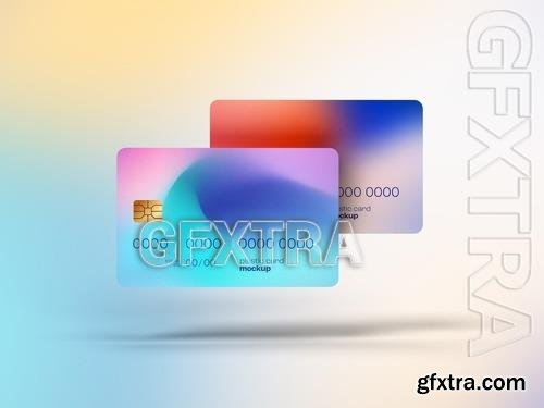 Plastic Card Mockup or Gift Card 537633638