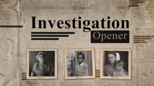 Videohive - Investigation History Opener - 41798381 - 41798381