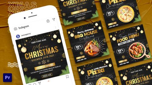 Videohive - Food Restaurant Christmas Sale For Premiere Pro - 41956206 - 41956206