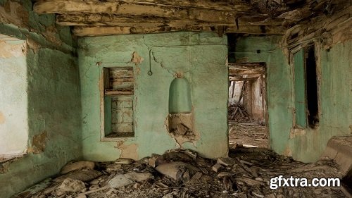 Abandoned house interior 3D Model