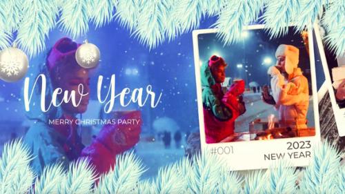 Videohive - Christmas Photo Slideshow | Happy New Year Opener | MOGRT - 41971456 - 41971456