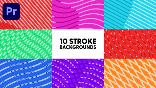 Videohive - Stroke Backgrounds - 41998452 - 41998452