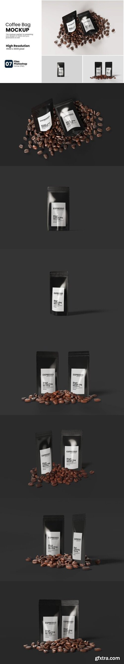 Coffee Pouch Mockup