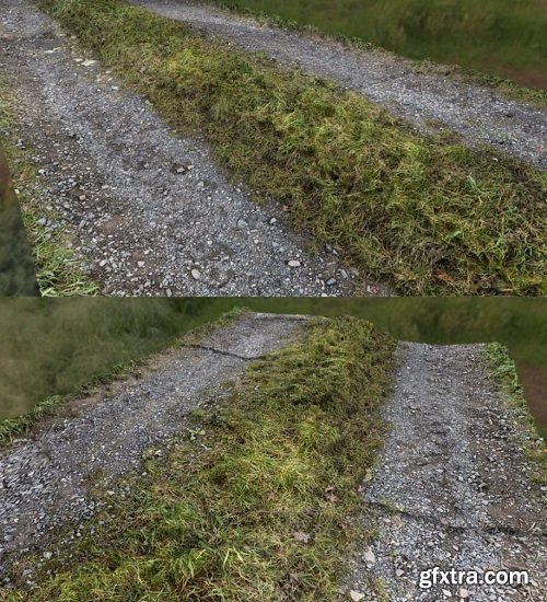 gravel road 2 3D Model