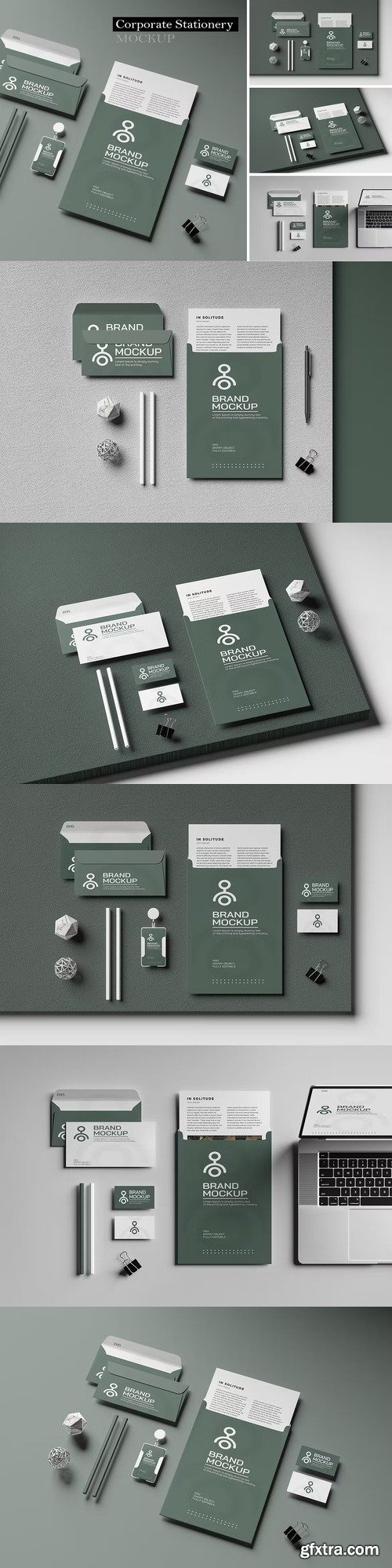 Minimal Corporate Stationery Mockup