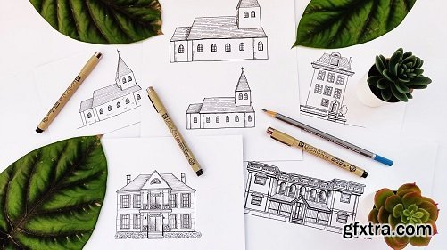  Introduction to Architectural Doodles- How to draw Buildings