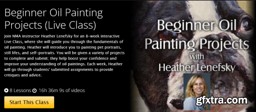 Beginner Oil Painting Projects (Live Class)