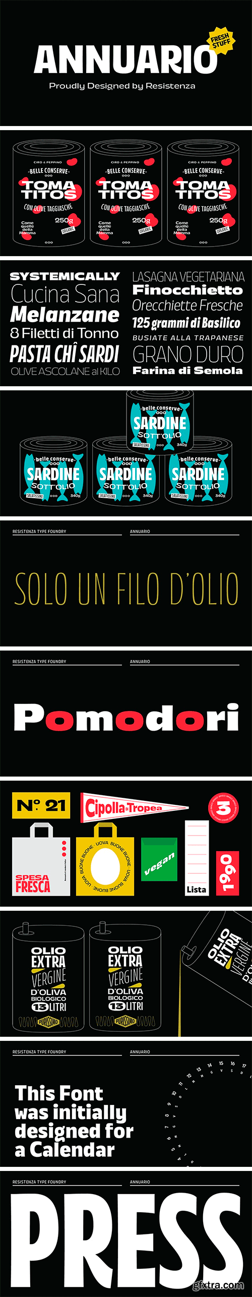 Annuario Font Family