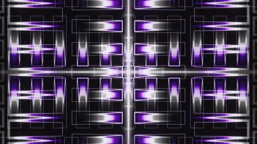 Videohive - Flash Purple and White Rectangles Seamless Illusion Animation - 41984016 - 41984016