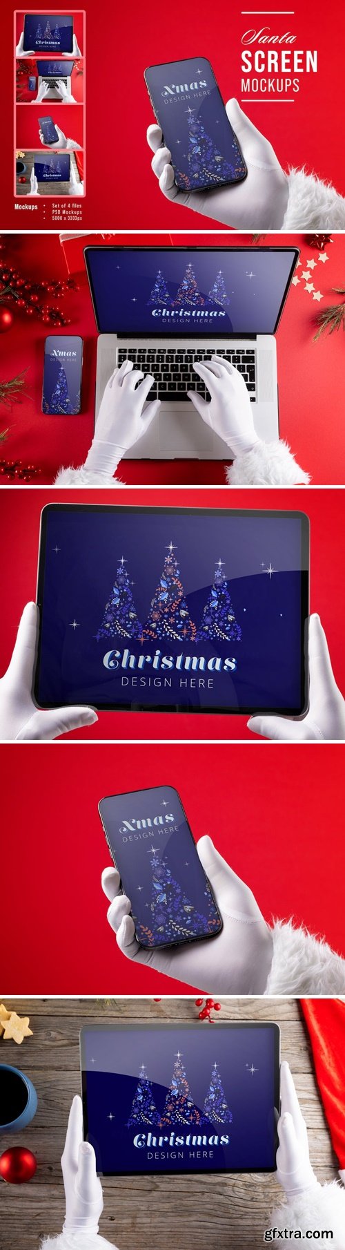 Christmas Screens Mockup 46ATNJ8