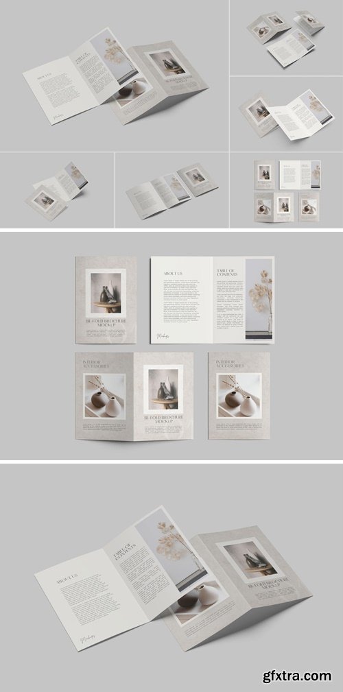 A5 Bifold Brochure Mockup 7S2XSKV