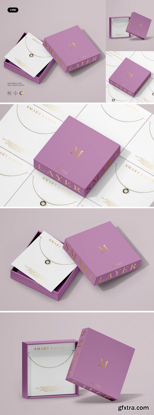 Jewelry Box Mockup Set KUTWXCF