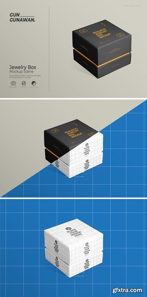 Jewelry Box Mockup 3JC6EEM