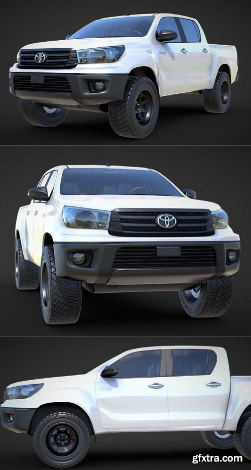 Toyota N80 Hilux Stock 3D Model