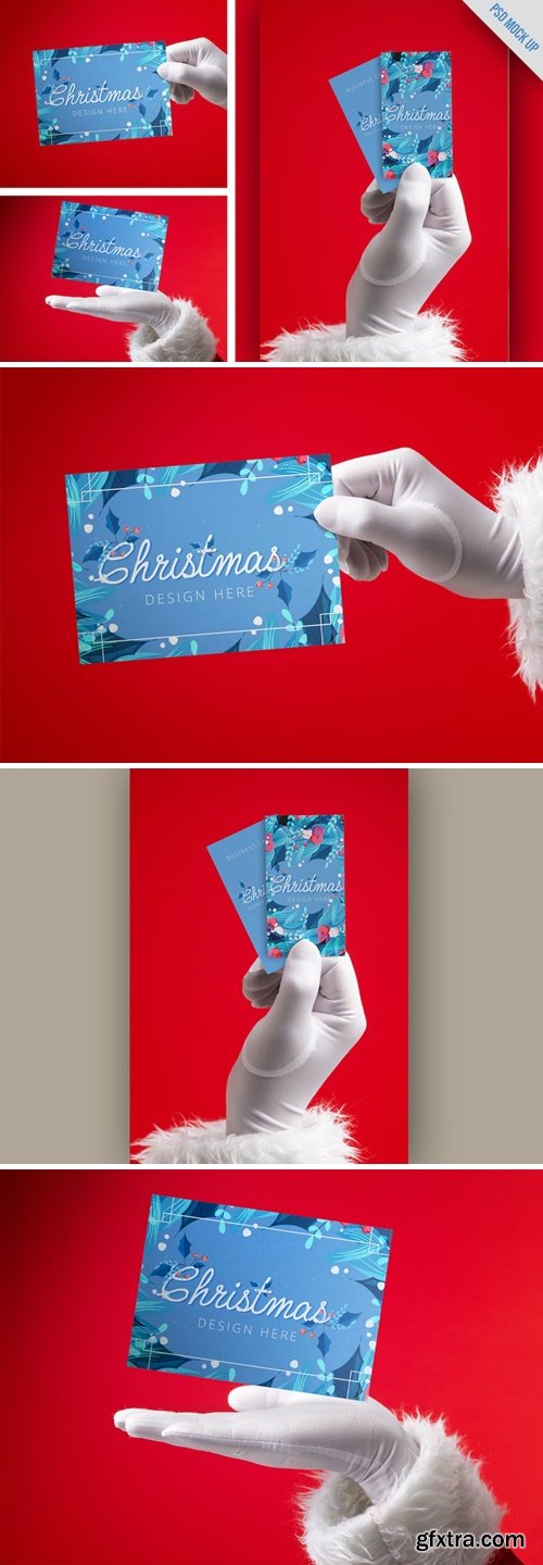 Santa with Stationery Mockup WLWSRWM