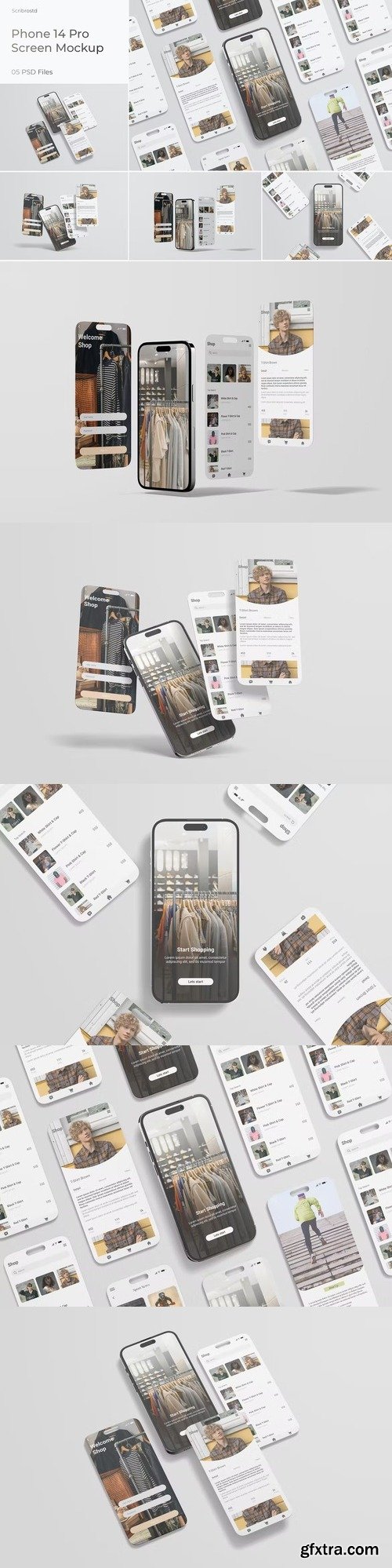 Phone 14 Pro Screen Mockup