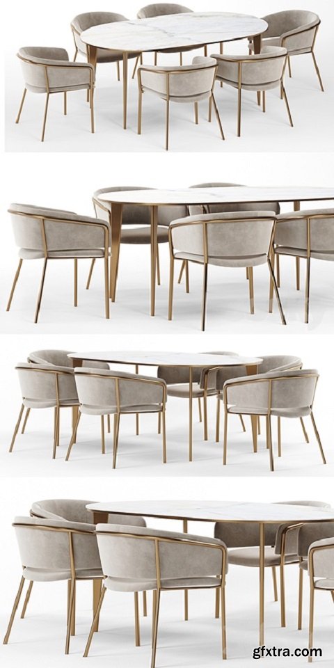 Vilhena II chair and Arden Dining Table