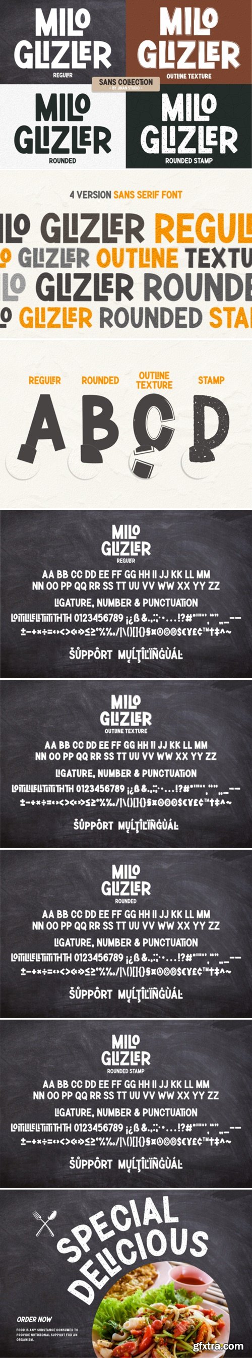 Milo Glizler Font Family