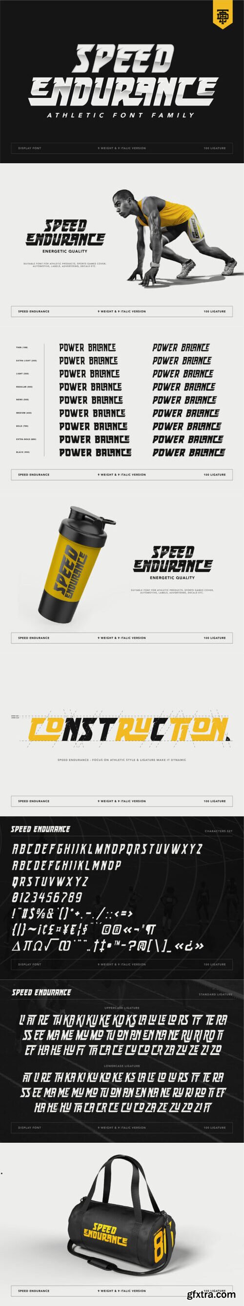 Speed Endurance Font