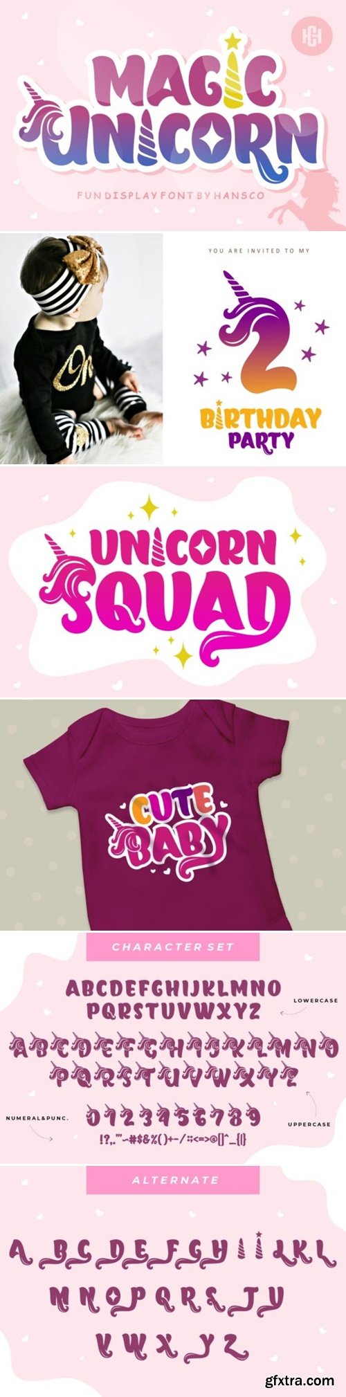 Magic Unicorn Font