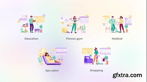 Videohive Rest and health - Purple concept 42051574