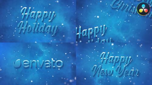 Videohive - Christmas Wishes for DaVinci Resolve - 41998657 - 41998657