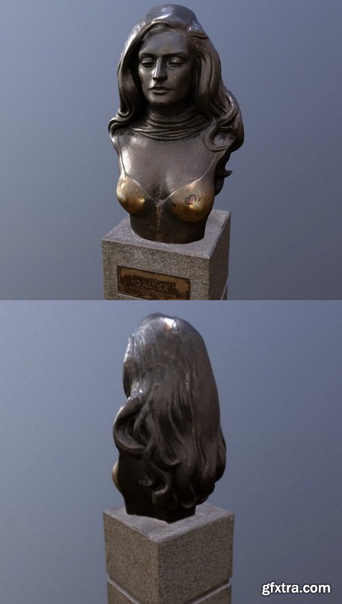 Buste de Dalida 3D Model