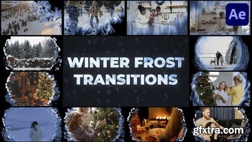 Videohive Winter Frost Transitions for After Effects 42017875