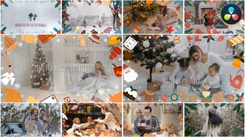 Videohive - Christmas Frames | DaVinci Resolve - 42046945 - 42046945