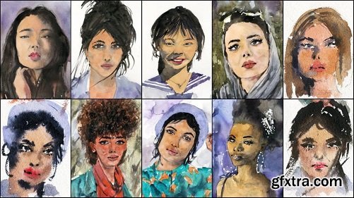  Watercolour Portraiture Essentials: Painting Skin Tones